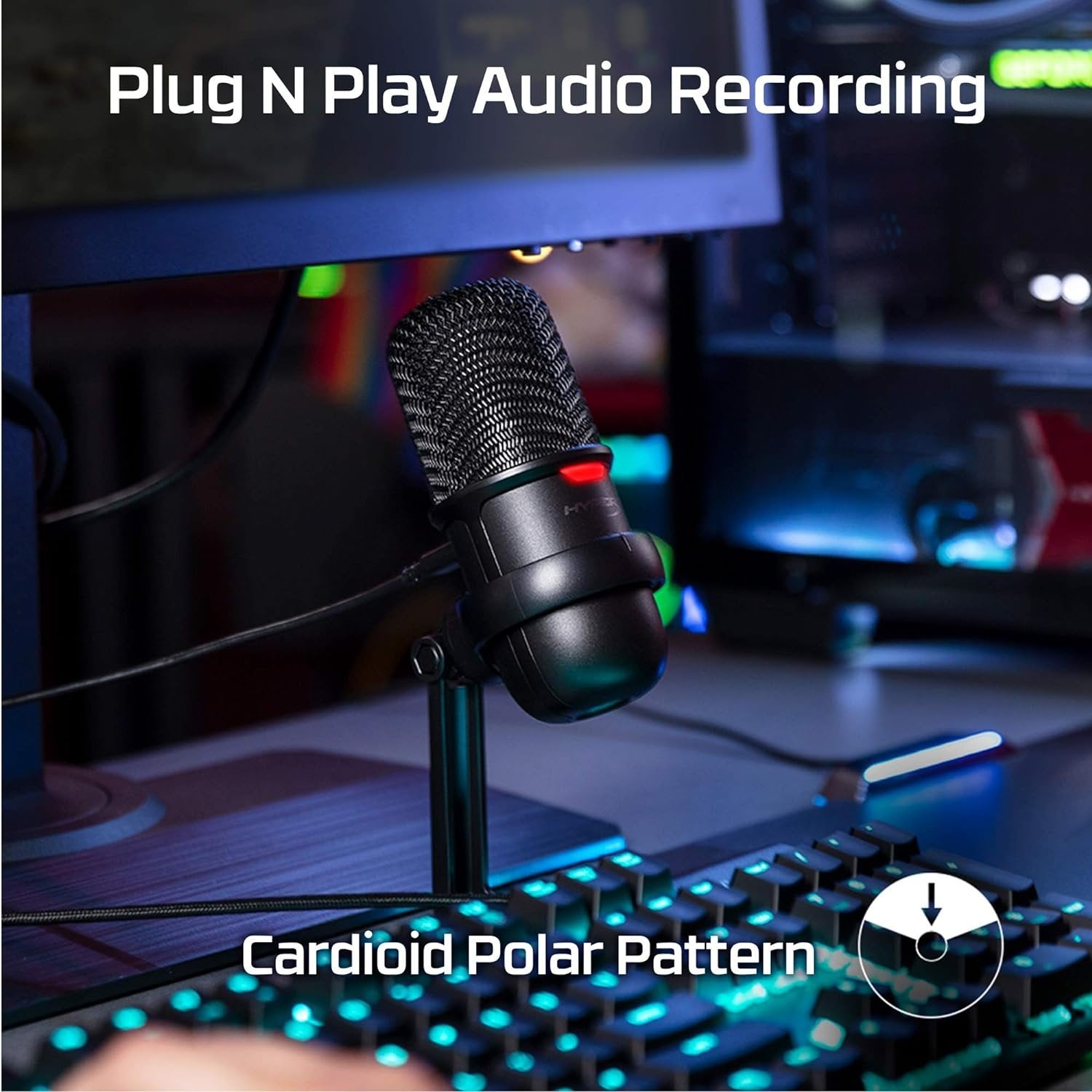 HyperX Streamer Starter Pack OPEN BOX (SoloCast Wired USB Condenser Microphone and Cloud Core Wired Gaming Headset)