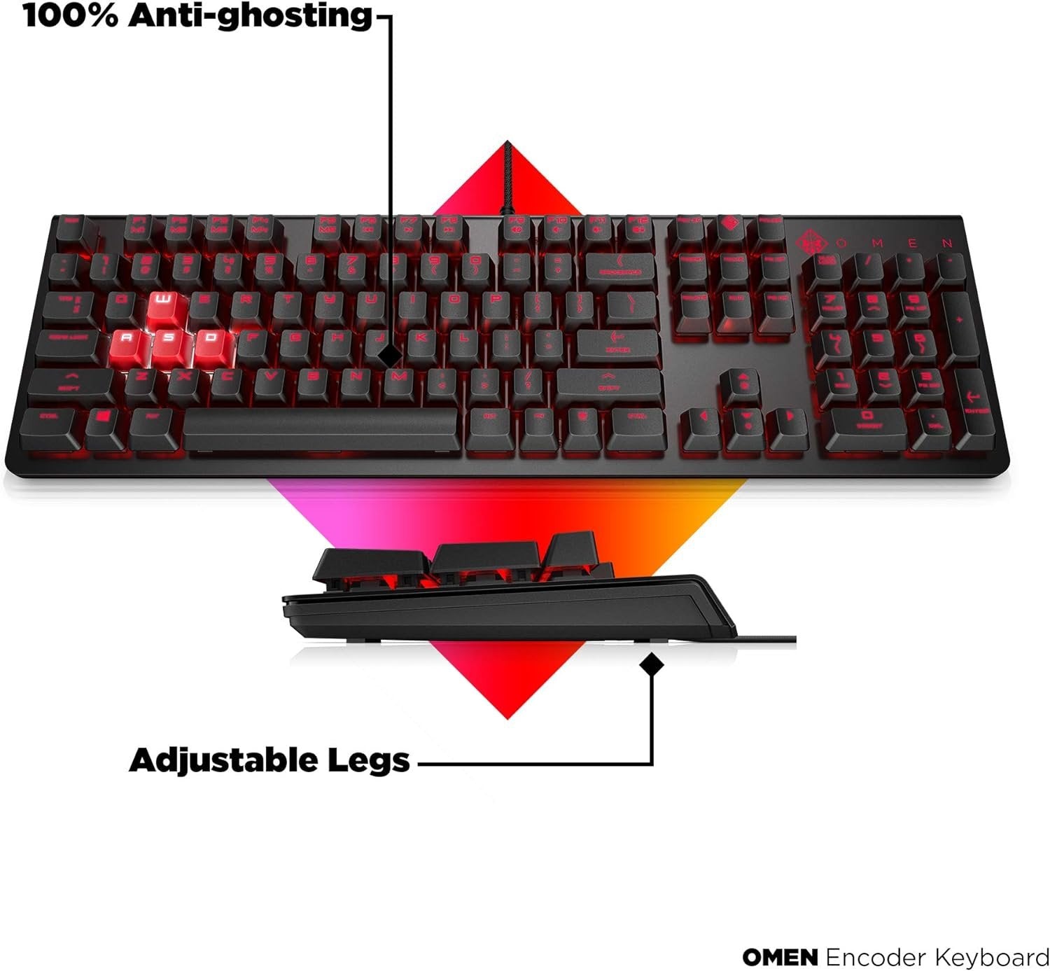 OMEN by HP Encoder Gaming Keyboard Brown Chery MX Switches Brand New Sealed