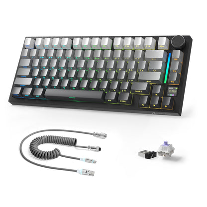 ATTACK SHARK X820ULTRA Mechanical Keyboard with C01ULTRA Coiled Cable