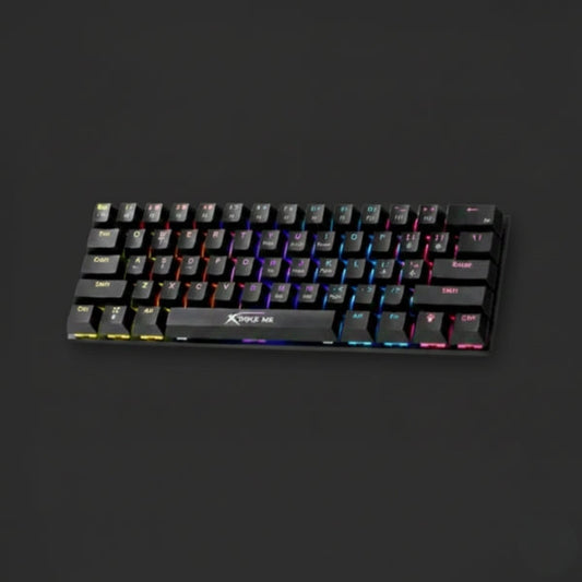 Xtrike Me Gk-916 Rainbow Switch Lights Mechanical Gaming Keyboard 61 Keys