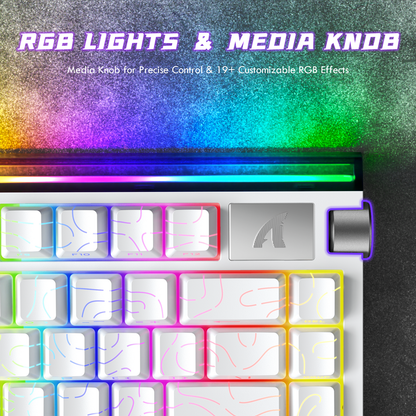 ATTACK SHARK R85 HE Rapid Trigger Keyboard Magnetic Switch with Custom Lightbox