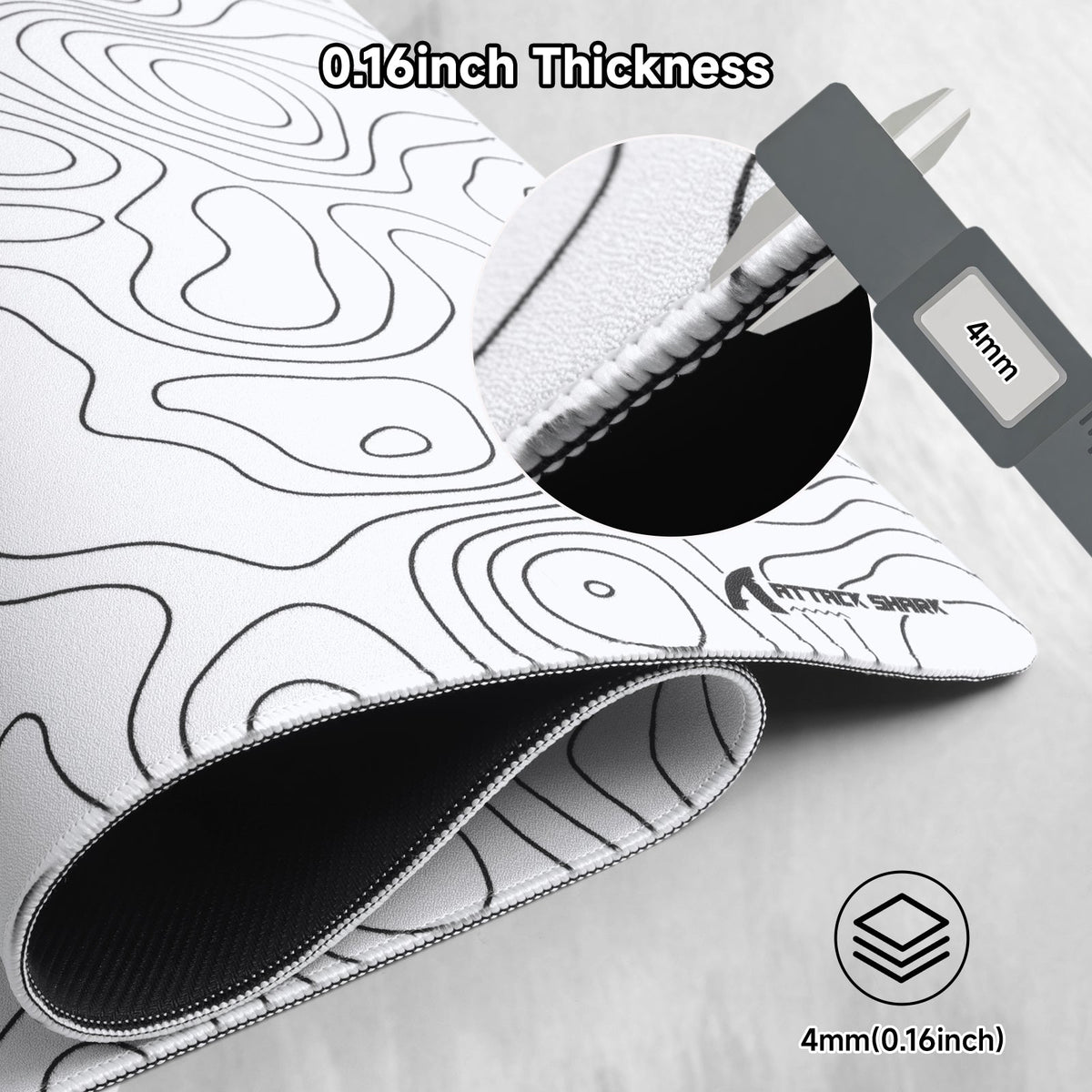 ATTACK SHARK CM02PRO eSport Gaming Mousepad (900x400x4 MM)