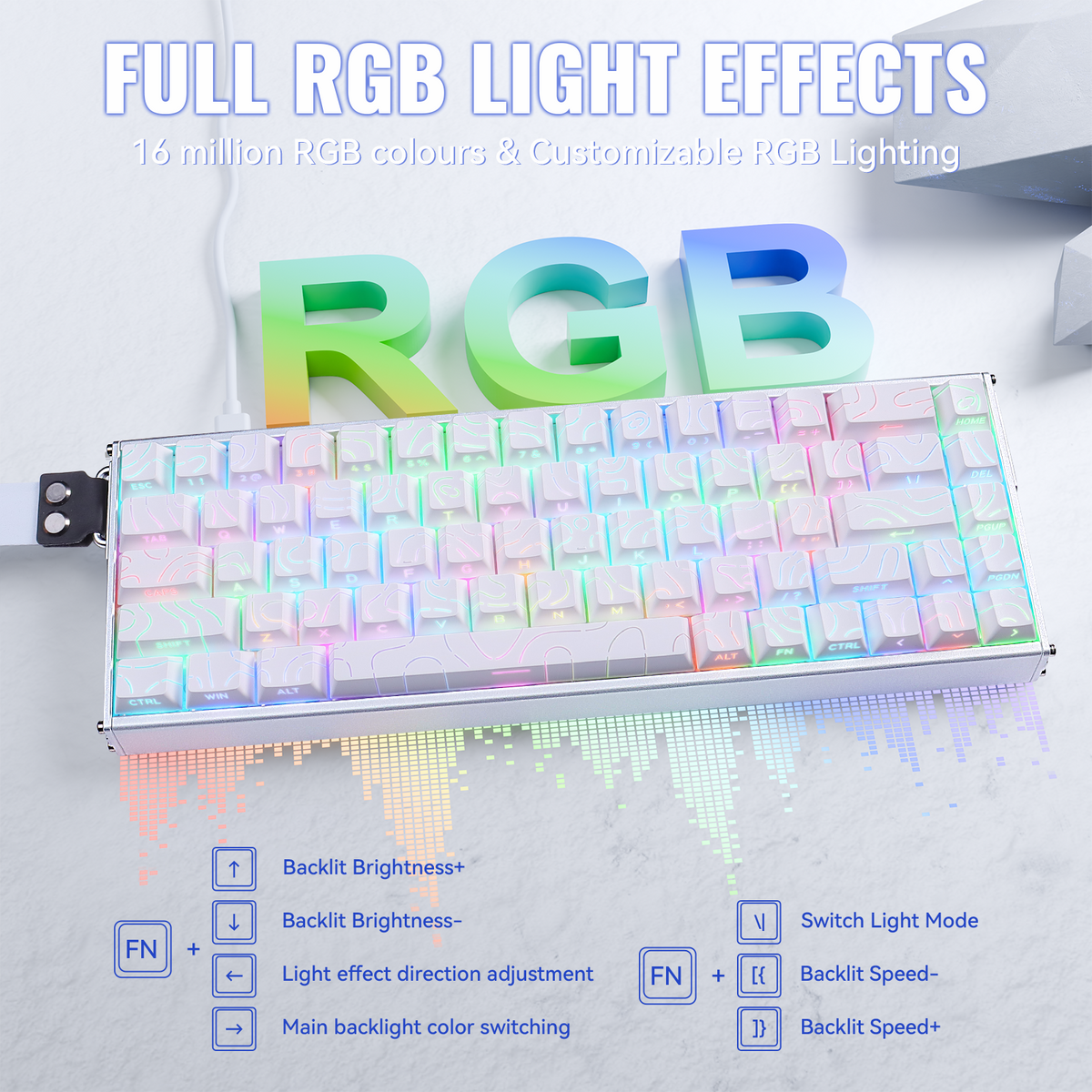 ATTACK SHARK X68MAX HE Rapid Trigger Aluminum Keyboard Magnetic Switch