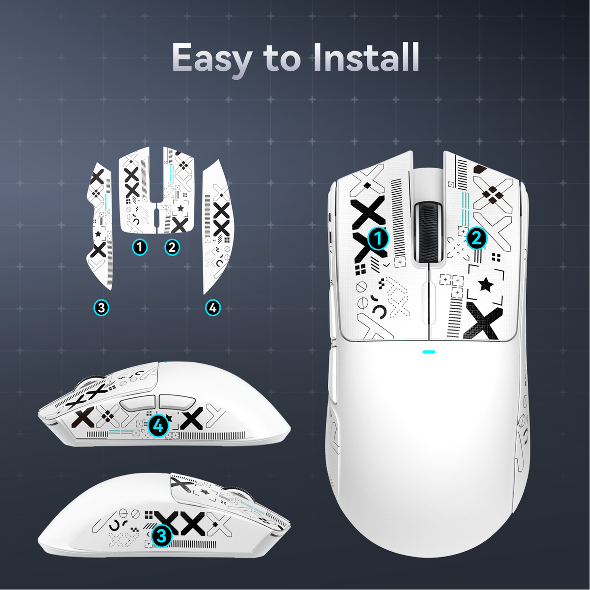ATTACK SHARK X11 Gaming Mouse Grip Tape