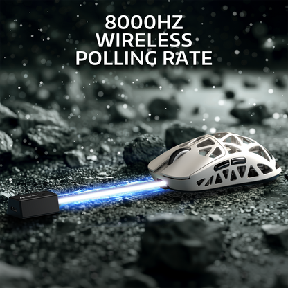ATTACK SHARK R2 Magnesium Alloy PAW3950 Gaming Mouse 8K (Not Include the Charging Dock)