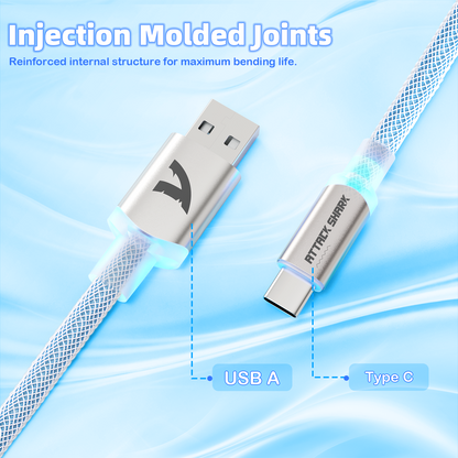 ATTACK SHARK C01ULTIMATE Coiled Cable for 8KHz Magnetic Keyboard