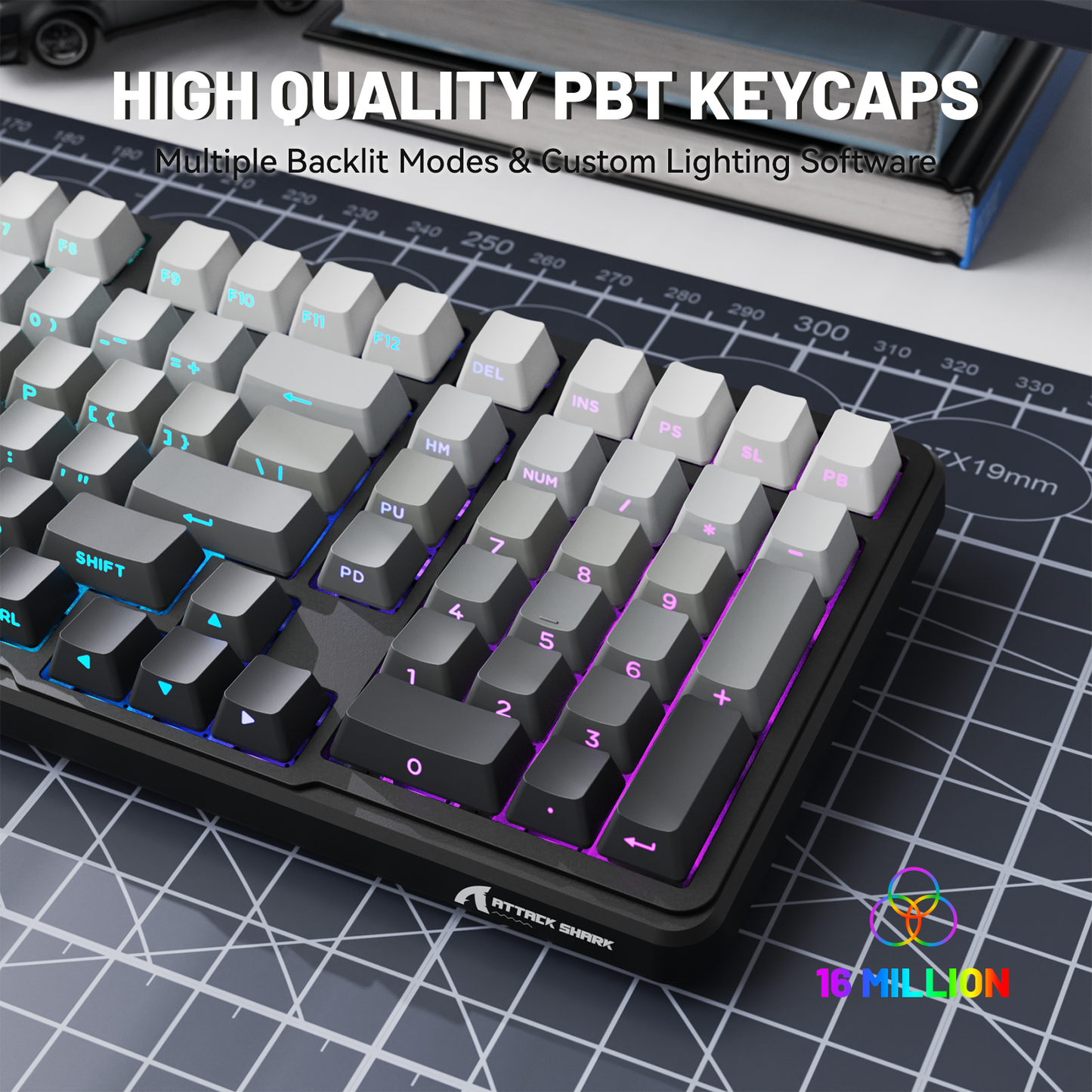 ATTACK SHARK X98 Full-size Wireless Mechanical Keyboard