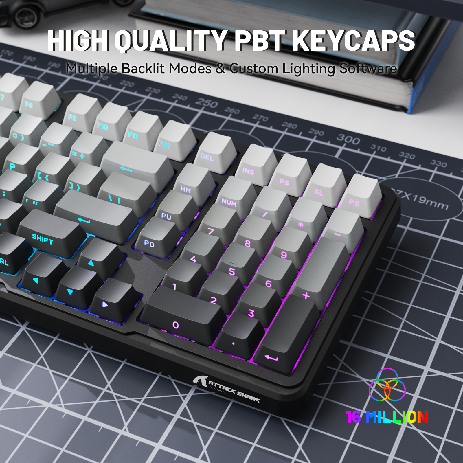 ATTACK SHARK X98 Full-size Wireless Mechanical Keyboard