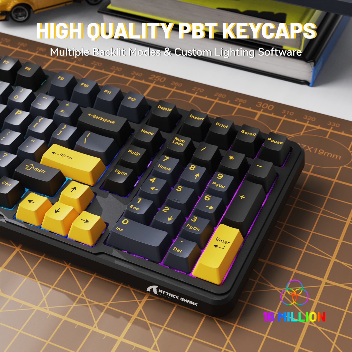 ATTACK SHARK X98 Full-size Wireless Mechanical Keyboard