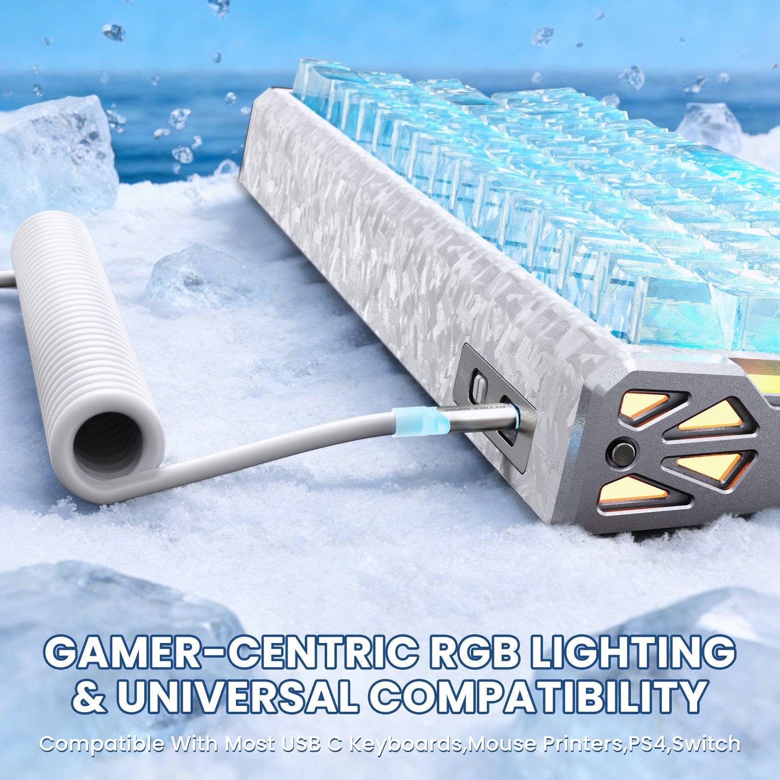 ATTACK SHARK R68 HE & X11 ULTRA Carbon Fiber Gaming Bundle With C01 ULTRA Coiled Cable