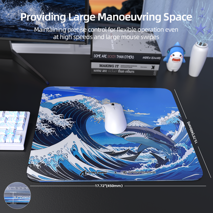 ATTACK SHARK CM05 Tempered Glass Gaming Mouse Pad