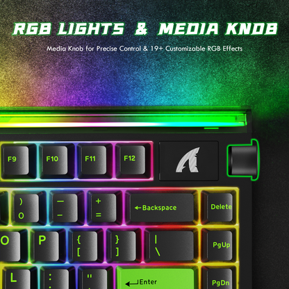 ATTACK SHARK R85 HE Rapid Trigger Keyboard Magnetic Switch with Custom Lightbox