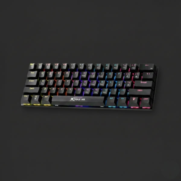Xtrike Me Gk-980 En Wired Mechanical 104-key Rainbow Backlighting Keyboard