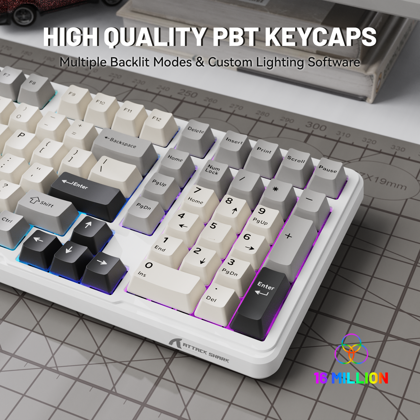 ATTACK SHARK X98 Full-size Wireless Mechanical Keyboard