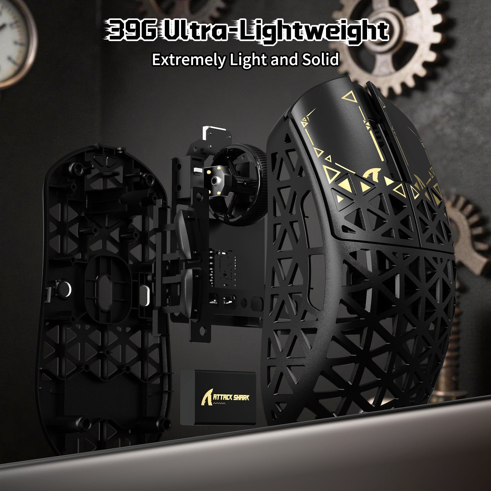 ATTACK SHARK R68 HE & R5 ULTRA Carbon Fiber Gaming Bundle With C01 ULTRA Coiled Cable