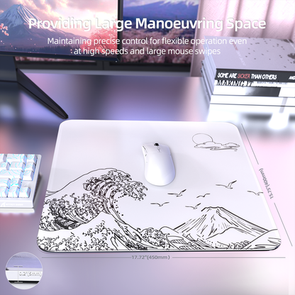ATTACK SHARK CM05 Tempered Glass Gaming Mouse Pad