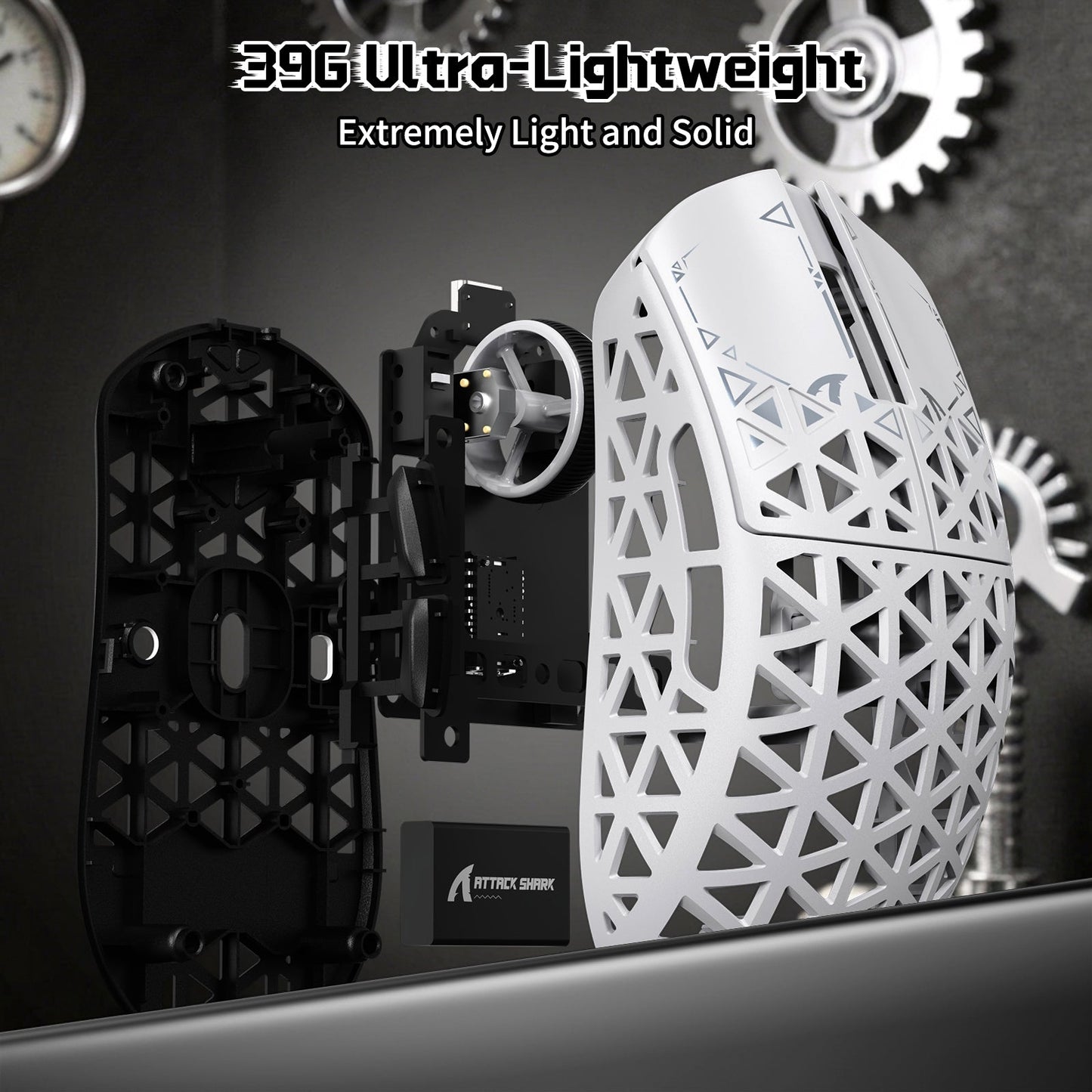 ATTACK SHARK R68 HE & R5 ULTRA Carbon Fiber Gaming Bundle With C01 ULTRA Coiled Cable