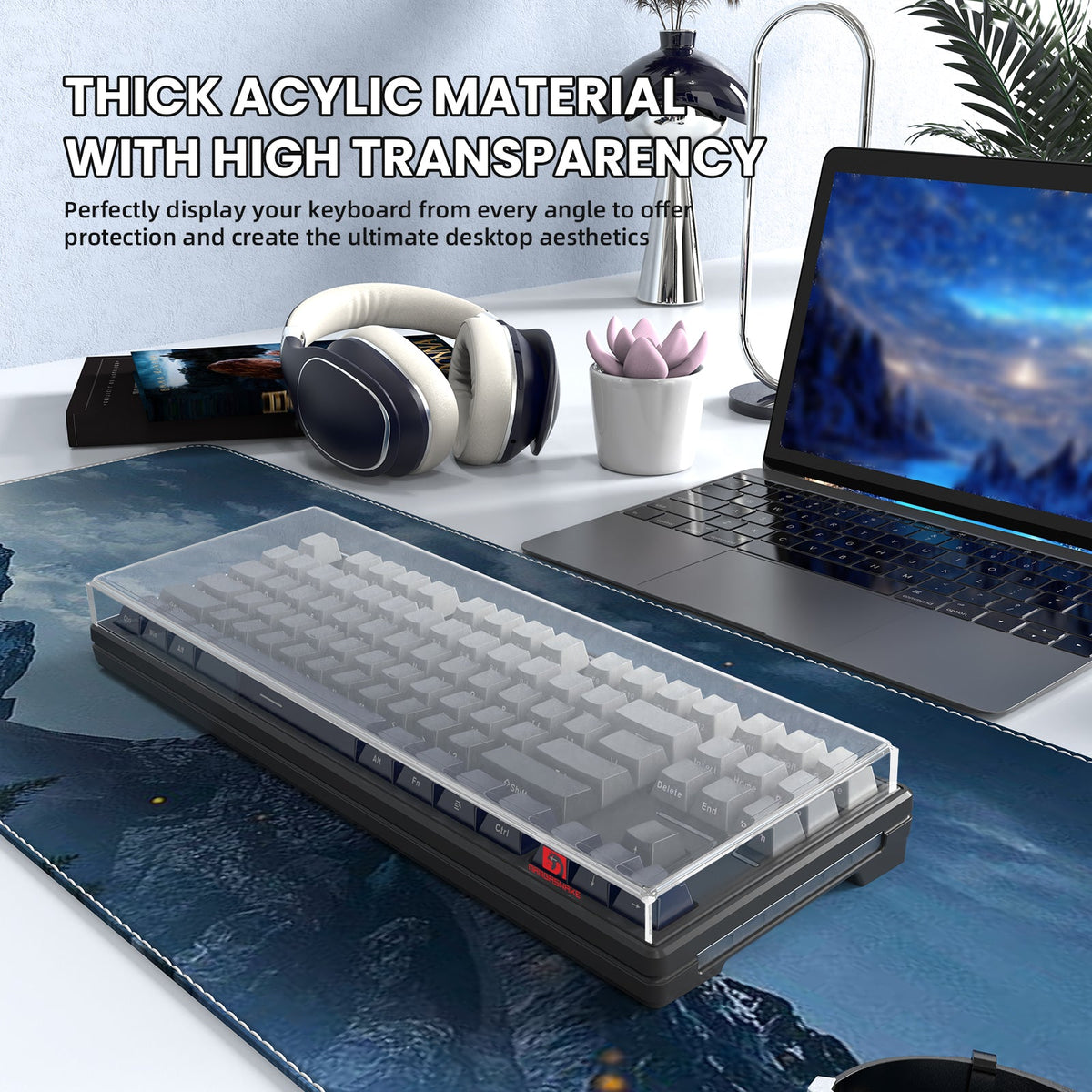 ATTACK SHARK x MAMBASNAKE 87-Key Keyboard Cover Fade Color