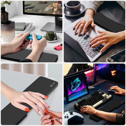 ATTACK SHARK Black Acrylic Wrist Rest