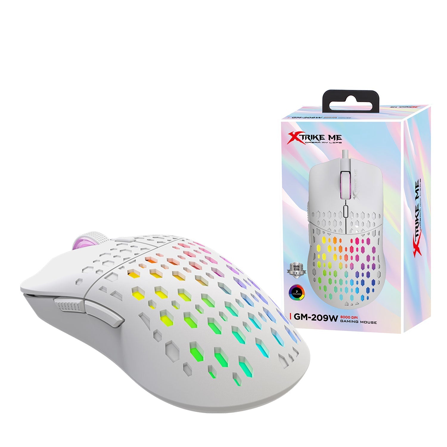  XTRIKE ME GM209W RGB GAMING MOUSE