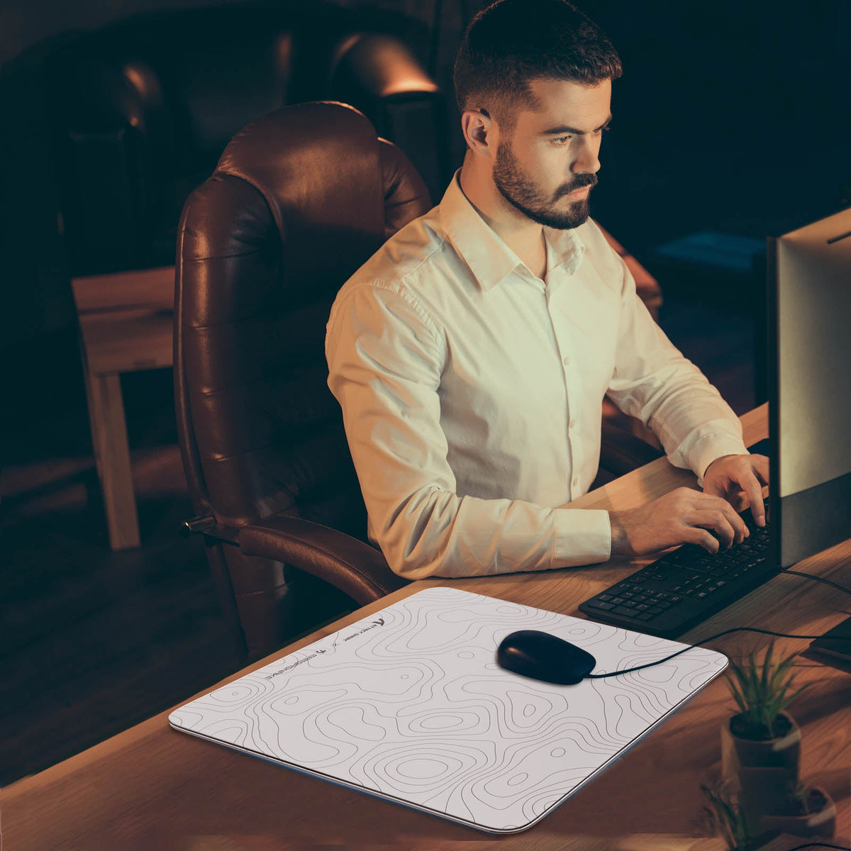 ATTACK SHARK CM05 Tempered Glass Gaming Mouse Pad