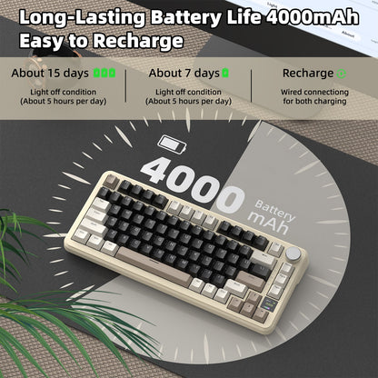 ATTACK SHARK X85PRO Tri-mode Gasket Mechanical Keyboard