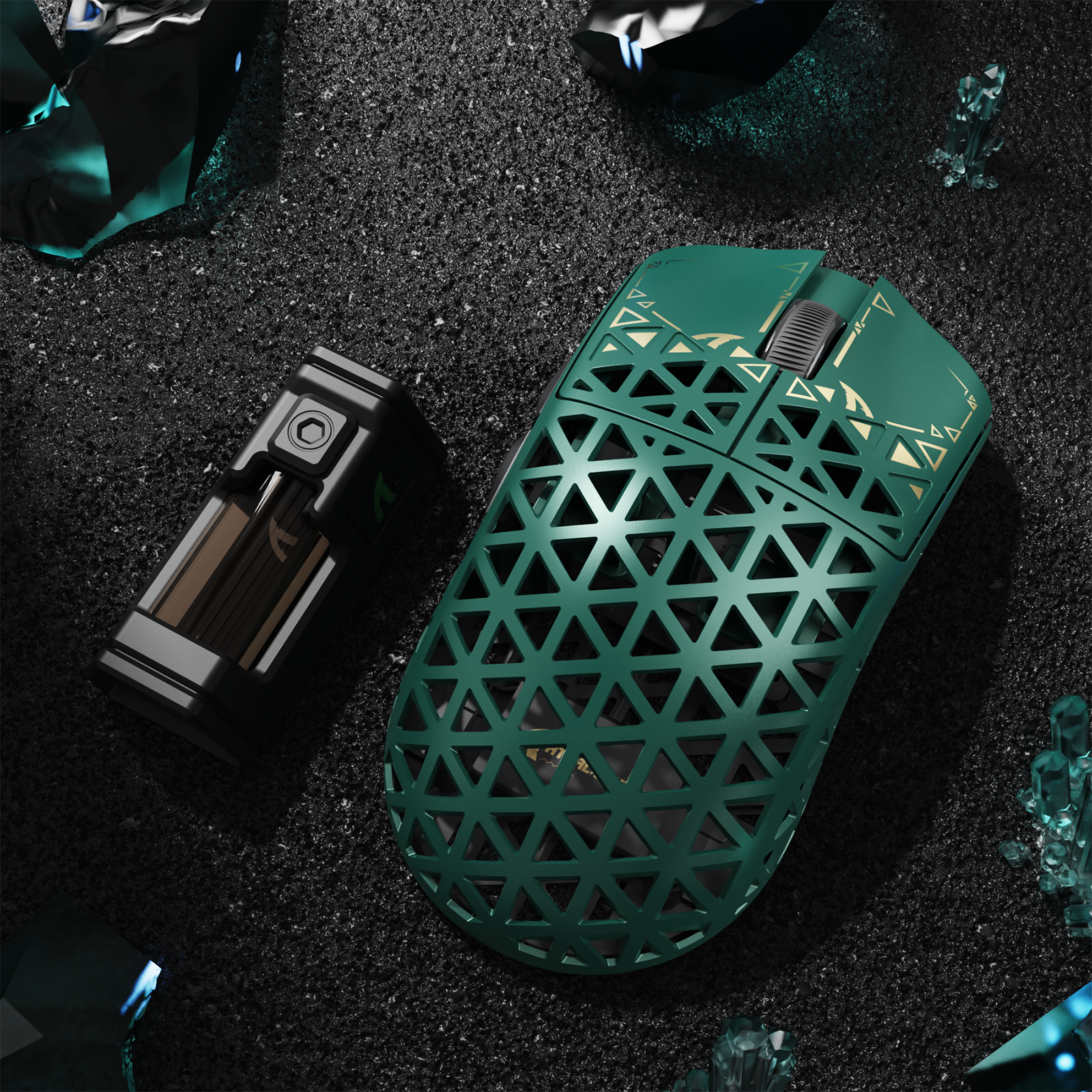 ATTACK SHARK R5 ULTRA Carbon Fiber Wireless 8K PAW3950MAX Gaming Mouse