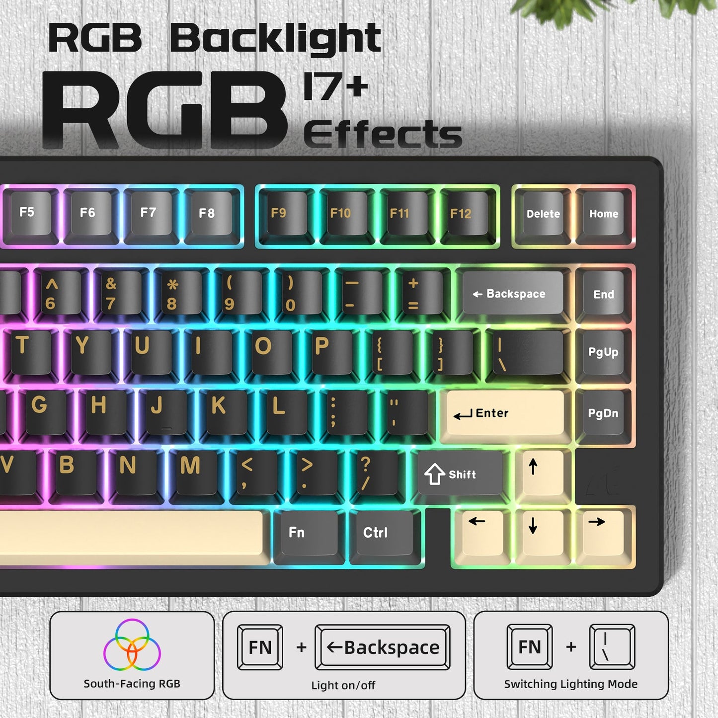 ATTACK SHARK X75 Full Aluminum Keyboard