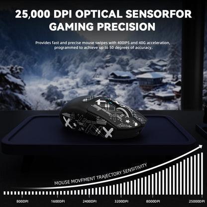 ATTACK SHARK G3 PRO Tri-mode Wireless Gaming Mouse with Charge Dock 25000 DPI Ultra Lightweight
