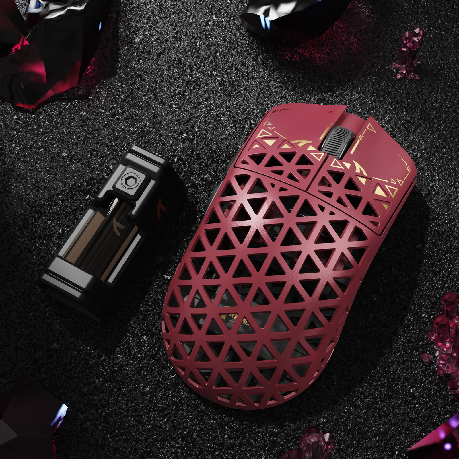ATTACK SHARK R5 ULTRA Carbon Fiber Wireless 8K PAW3950MAX Gaming Mouse
