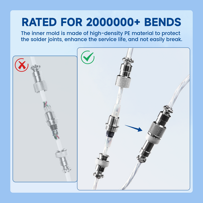 ATTACK SHARK C01Ultra Custom Aviator Cable for 8KHz Magnetic Keyboard