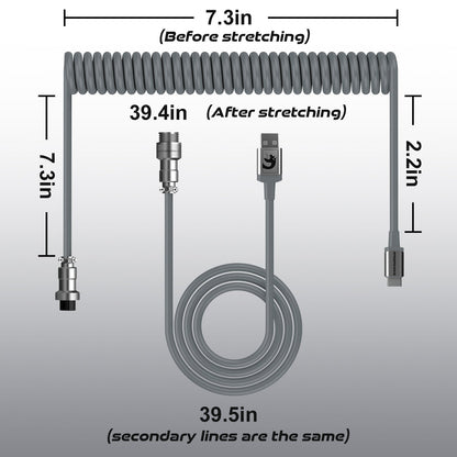 ATTACK SHARK C04 COILED CABLE