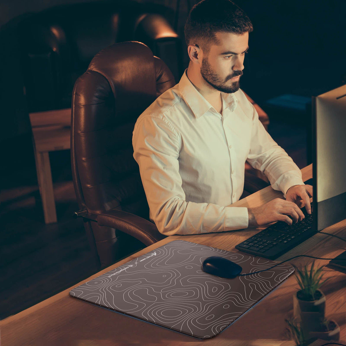ATTACK SHARK CM05 Tempered Glass Gaming Mouse Pad