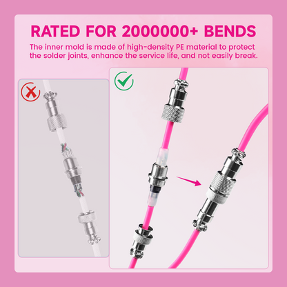 ATTACK SHARK C01Ultra Custom Aviator Cable for 8KHz Magnetic Keyboard