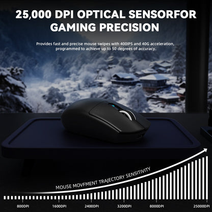 ATTACK SHARK G3 PRO Tri-mode Wireless Gaming Mouse with Charge Dock 25000 DPI Ultra Lightweight