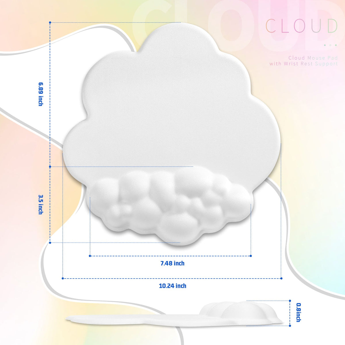ATTACK SHARK Cloud Mouse Pad