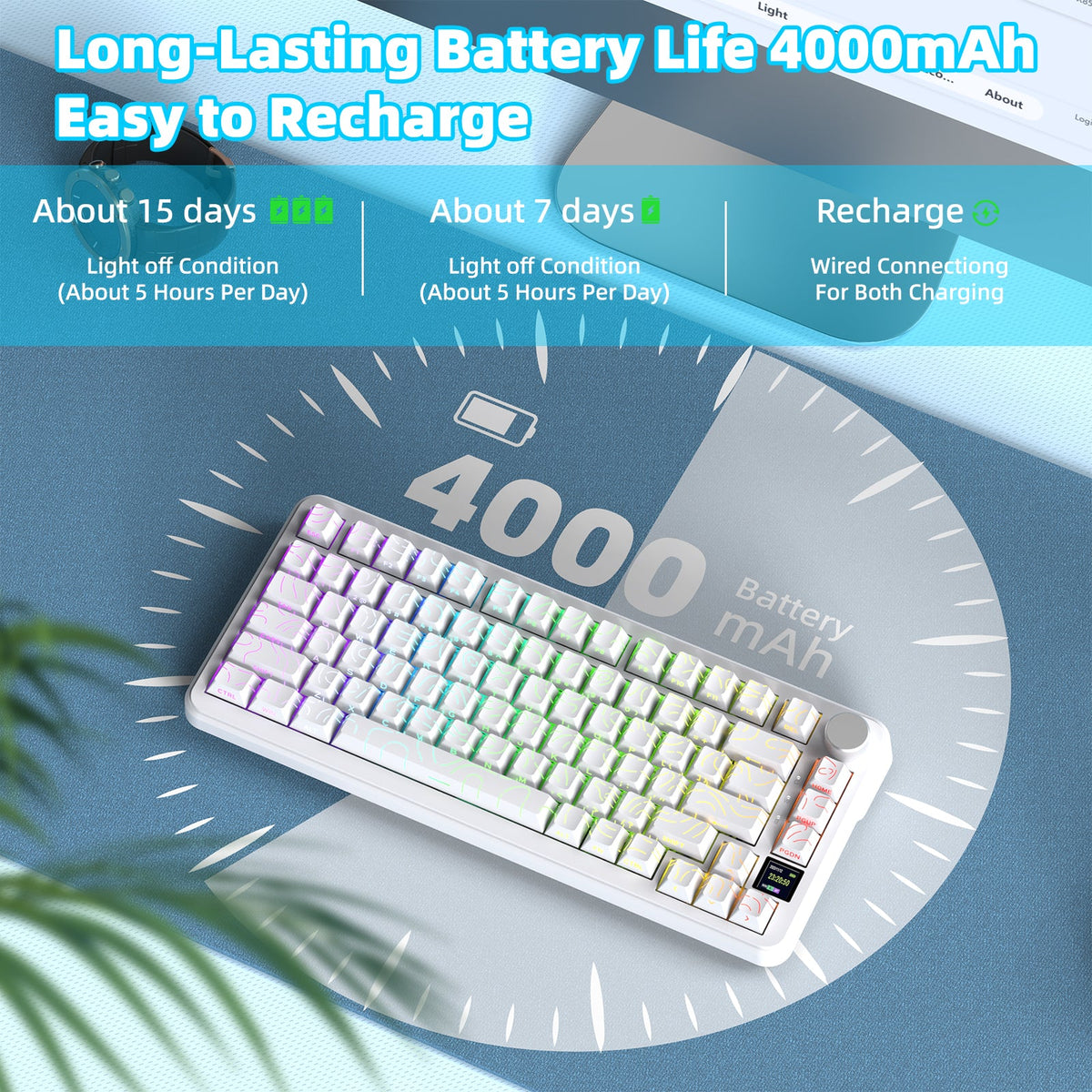 ATTACK SHARK X85PRO Tri-mode Gasket Mechanical Keyboard