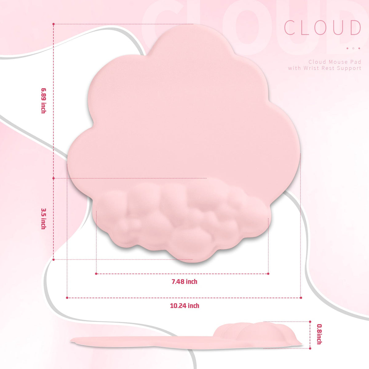 ATTACK SHARK Cloud Mouse Pad