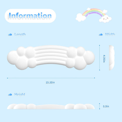 ATTACK SHARK X MAMBASNAKE Rainbow Cloud Keyboard Wrist Rest