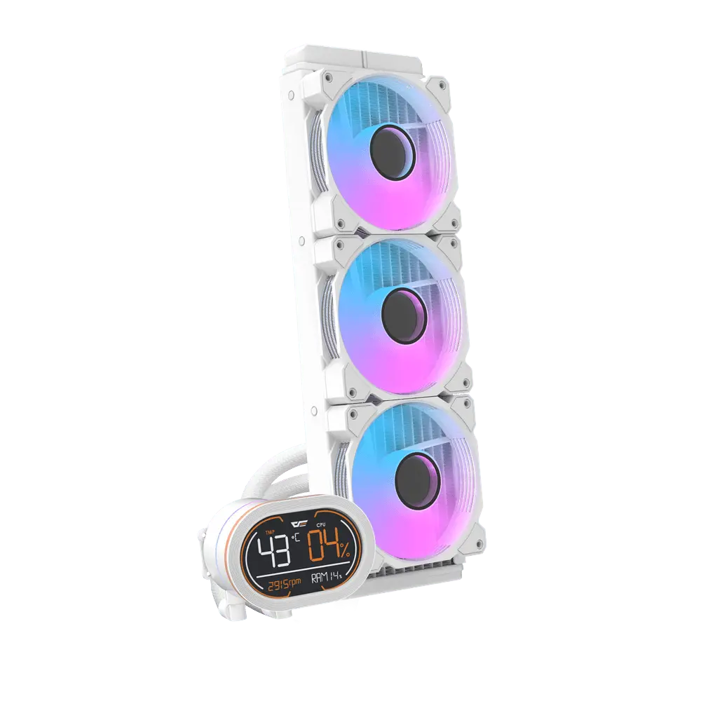 DARKFLASH DH360D Liquid CPU Cooler WHITE