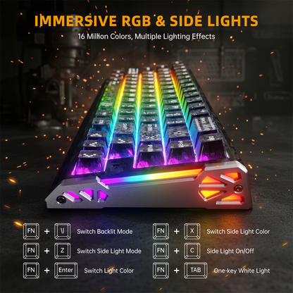 ATTACK SHARK R68 HE & R11 ULTRA Carbon Fiber Gaming Bundle With C01 ULTRA Coiled Cable