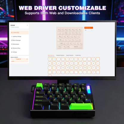 ATTACK SHARK M36 HE One-Handed Magnetic Switch Keyboard
