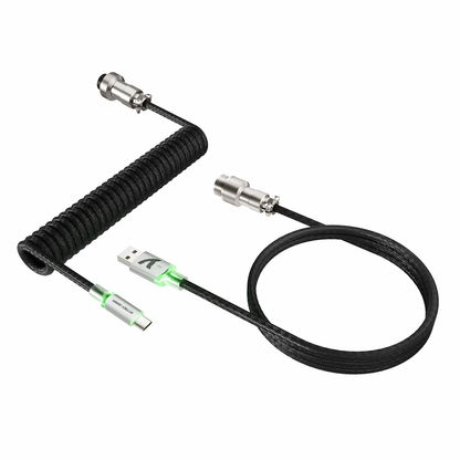 ATTACK SHARK C01ULTIMATE Coiled Cable for 8KHz Magnetic Keyboard