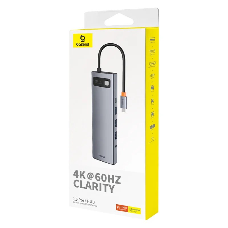 Baseus Metal Gleam Series 11-Port HUB