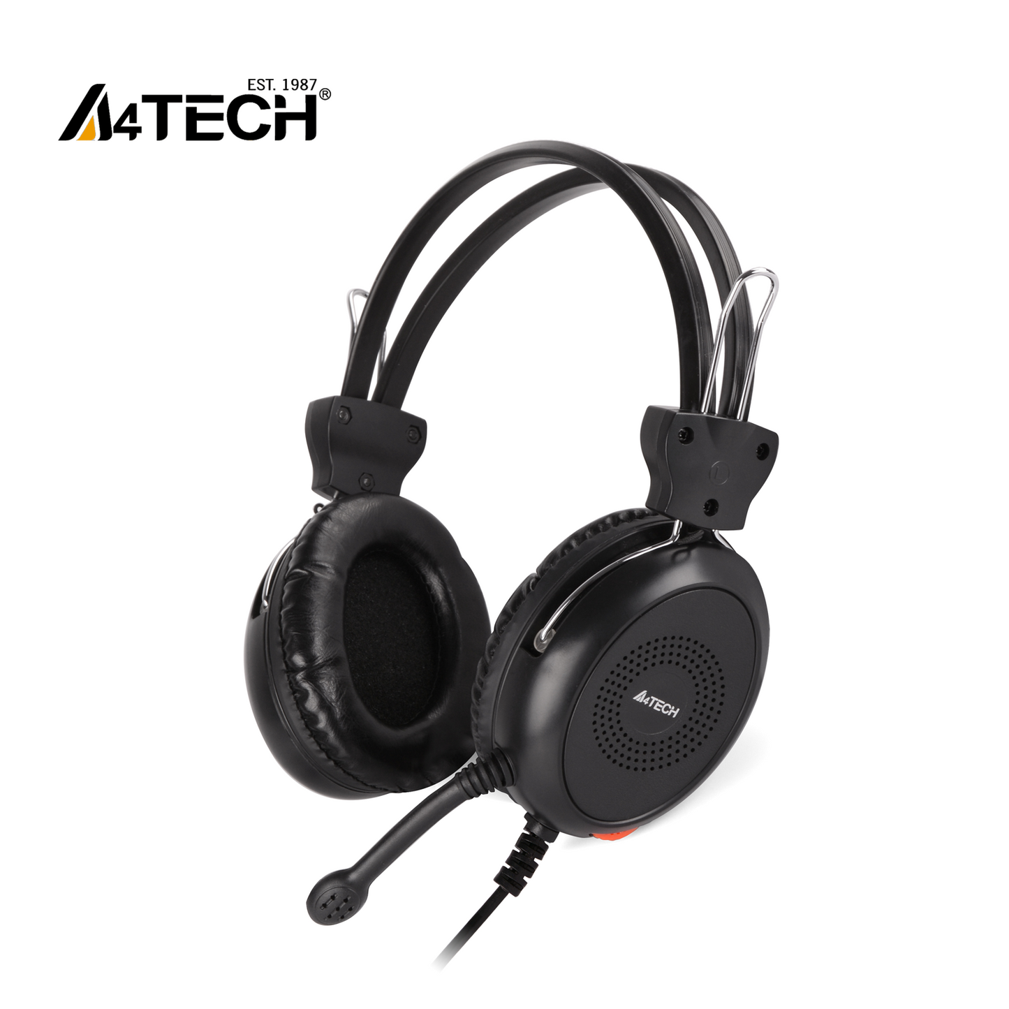 A4Tech HS-30 Noise Cancelling Mic Headphone - Black