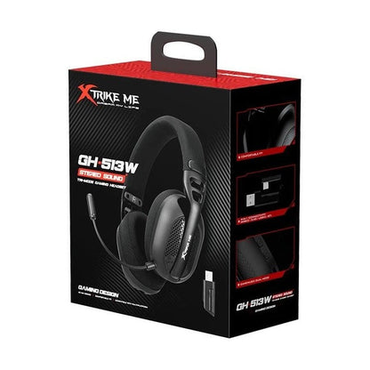 Xtrike-Me GH-513W Wireless Gaming Headset BT 6.0 2.4G USB Wired