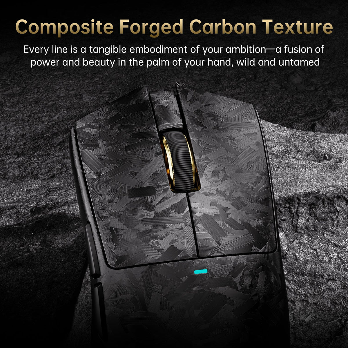 ATTACK SHARK X11 ULTRA Carbon Fiber Wireless 8K PAW3950MAX Gaming Mouse