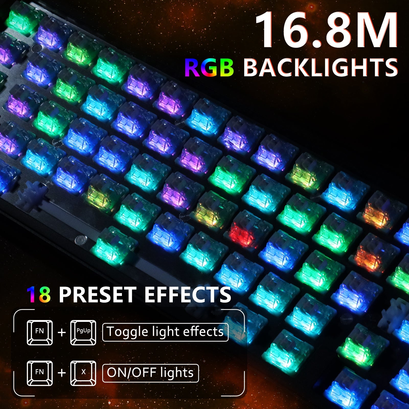 ATTACK SHARK X65 HE Magnetic Switch Rapid Trigger Keyboard