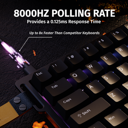 ATTACK SHARK X68 HE Rapid Trigger Keyboard Magnetic Switch