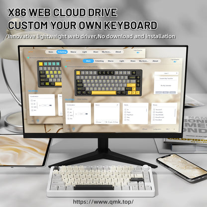 ATTACK SHARK X86 Full Aluminum Keyboard